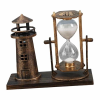 Hediyelik Eşya Retro Ahşap Deniz Feneri Kum Saati Biblo