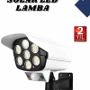 Kamera Görünümlü Led Lamba Dönebilen Bahçe Aydınlatması Duvar Lambası