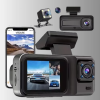Ön Arka Ve İç Kamera Dashcam 360° Kapsamlı Full Hd Araç Güvenlik Sistemi