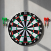 Ev Ve Oyun Alanları İçin Dart Tahtası 12 İnç 4 Dart Oku Dahil