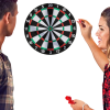 Ev Ve Oyun Alanları İçin Dart Tahtası 12 İnç 4 Dart Oku Dahil
