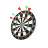 17 İnç Dart Tahtası Şık Tasarım Dayanıklı Yapı Ve Dart Oku Hediyeli