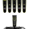 5 Başlıklı Şarjlı Tıraş Makinesi Led Ekran Saç Sakal Ense Tıraşına Uygun Bakım Seti