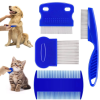 4lü Bit Evcil Hayvan Tarak Seti Kedi Köpek Bit Tarak Seti Pire Tarağı
