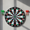 Ev ve Oyun Alanları İçin Dart Tahtası 12 İnç 4 Dart Oku Dahil