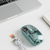 Pilli Kablosuz Mouse Bluetooth ve USB Uyumlu Sessiz Tıklama