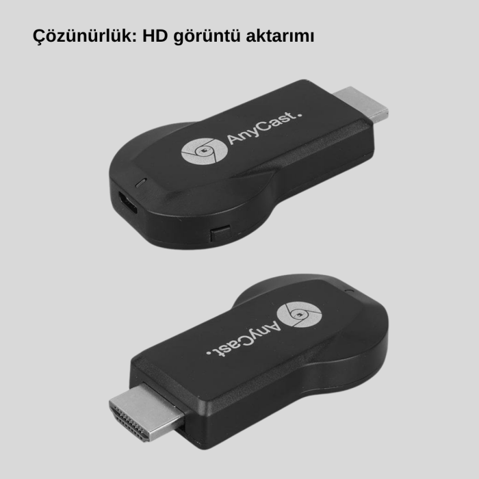 KESGİN MARKET ® M9 Plus Kablosuz HDMI Görüntü Aktarıcı – Tak Çalıştır, iOS Android Windows Uyumlu