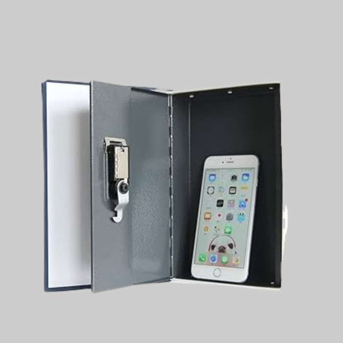 KESGİN MARKET ® Gizli Kitap Kasa – Metal Gövdeli, Anahtarlı