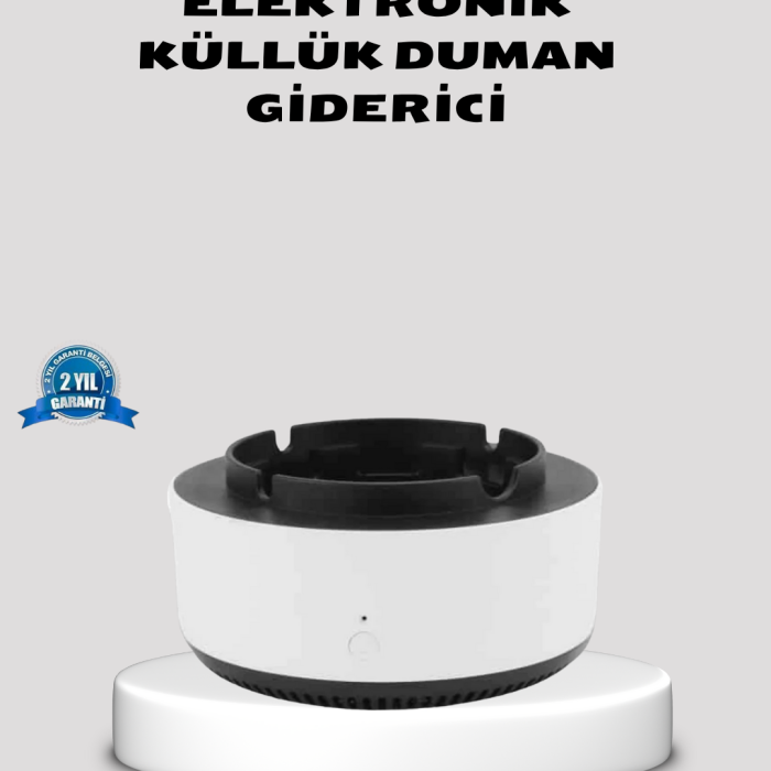 KESGİN MARKET ® Hava Temizleyici Küllük – Sigara Dumanı Filtreli, Sessiz Çalışan, Şık Tasarım