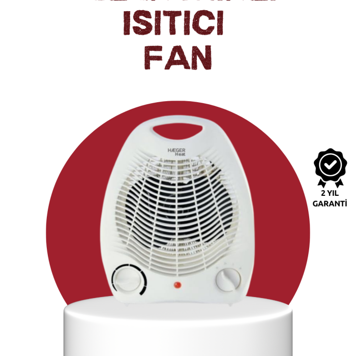 KESGİN MARKET ® 2000W Taşınabilir Elektrikli Fanlı Isıtıcı – Hızlı Isınma, Kompakt Boy