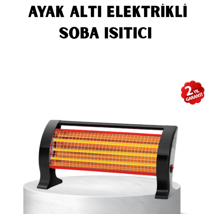 KESGİN MARKET ® 2 Yıl Garantili 1200W Ayak Isıtıcı – Soğuk Günlerde Hızlı ve Güvenli Isınma