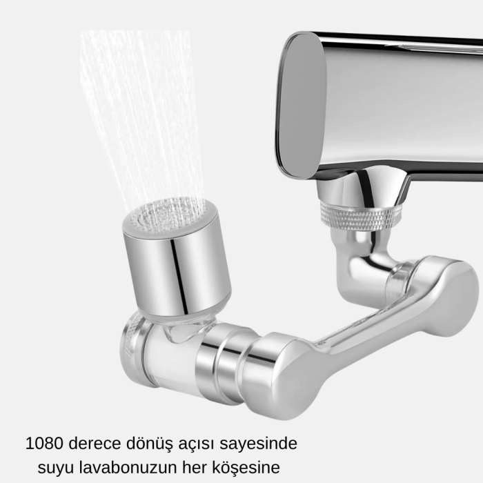 KESGİN MARKET ® Dönebilir Musluk Başlığı – Lavabo Temizliği ve El-Yüz Yıkamada Maksimum Rahatlık