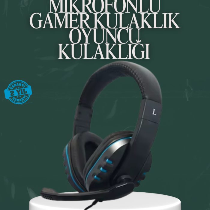 KESGİN MARKET ® Kablolu   Headset – Net Ses Ayrımı ve Ayarlanabilir Konfor