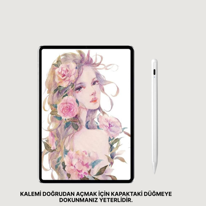 KESGİN MARKET ® Eğim Sensörlü Dijital Kalem – Yüksek Hassasiyetli 1,0 mm Uç, Uzun Pil Ömrü