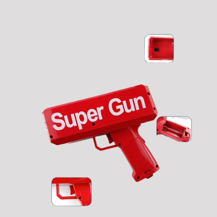 KESGİN MARKET ® Elektrikli Money Gun Oyuncak Parti Tabancası