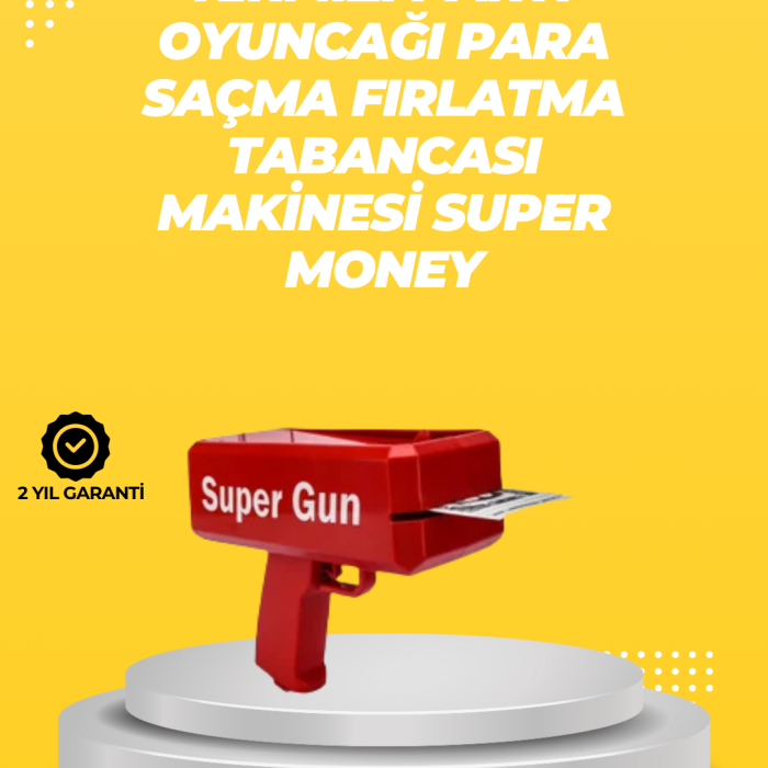 KESGİN MARKET ® Elektrikli Parti Oyuncağı – Para Atan Tabanca