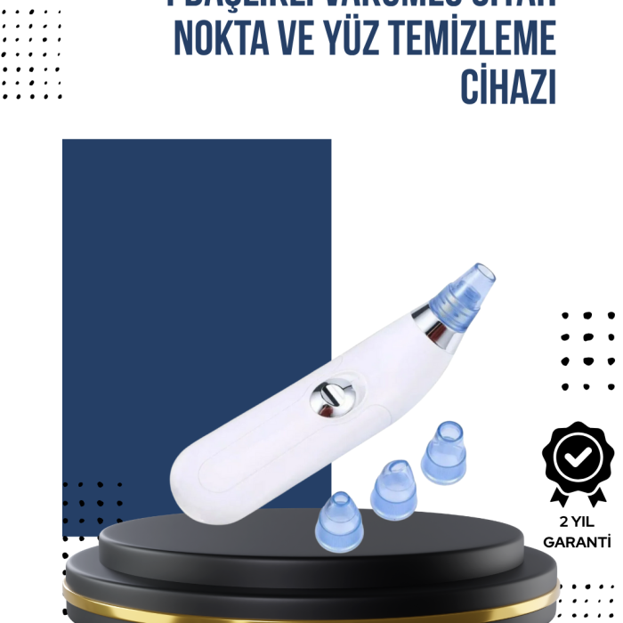 KESGİN MARKET ® Mikro Kristal Başlıklı Siyah Nokta Temizleme Cihazı – Vakum Gücüyle Gözenek Sıkılaştırıcı
