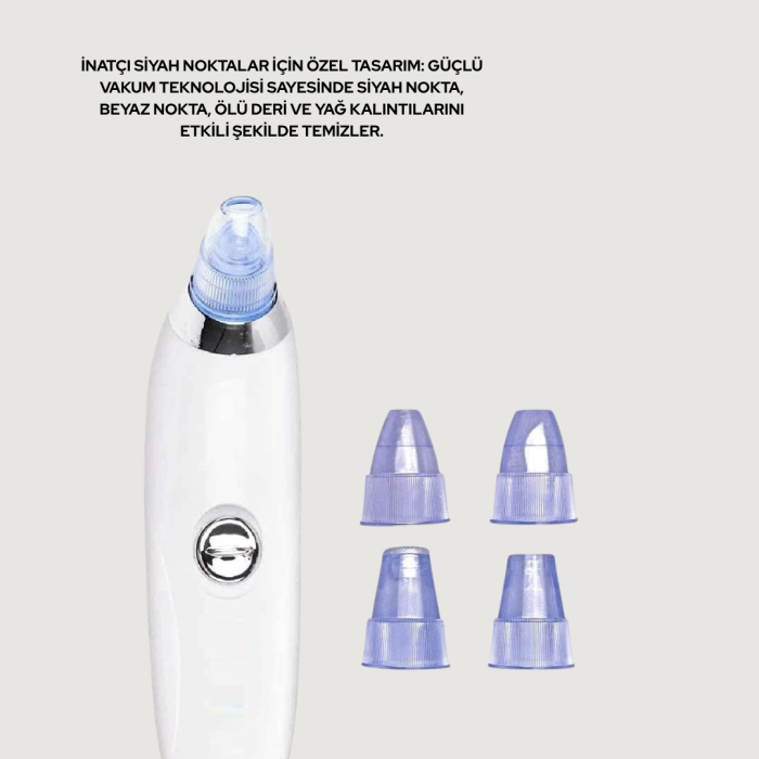 KESGİN MARKET ® Mikro Kristal Başlıklı Siyah Nokta Temizleme Cihazı – Vakum Gücüyle Gözenek Sıkılaştırıcı