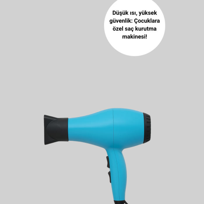 KESGİN MARKET ® Mini Saç Kurutma Makinesi – Sessiz, Güvenli ve Hafif – Çocuklar İçin Özel Tasarım