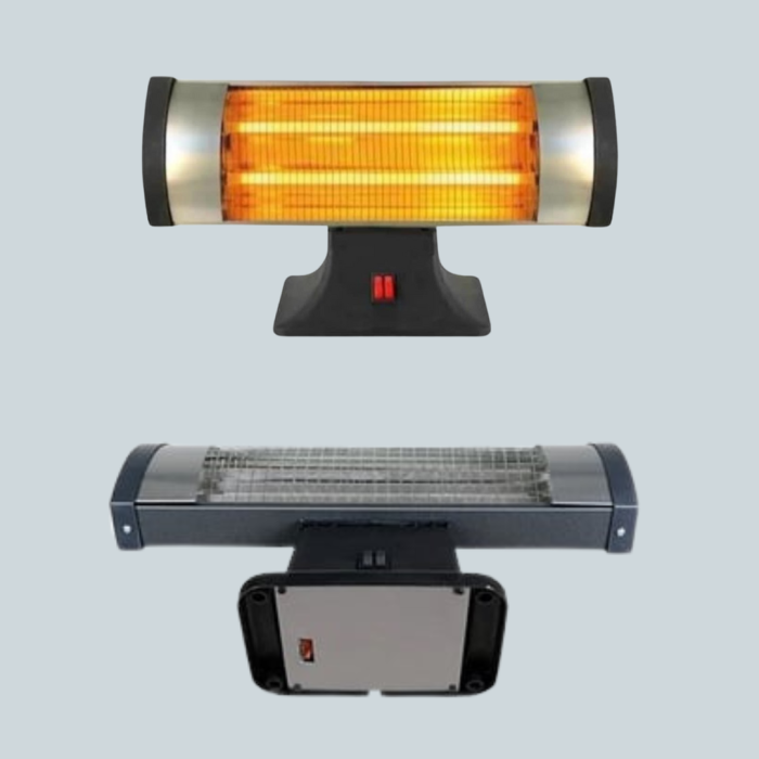 KESGİN MARKET ® Enerji Tasarruflu 1800W Quartz Infrared Isıtıcı