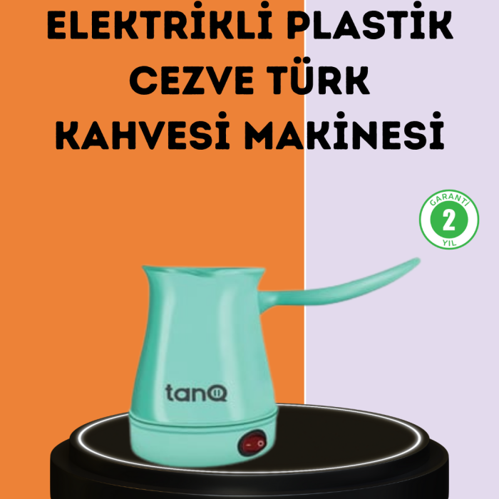 KESGİN MARKET ® 700 Watt Plastik Cezveli Elektrikli Kahve Makinesi
