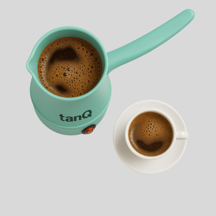 KESGİN MARKET ® 700 Watt Plastik Cezveli Elektrikli Kahve Makinesi