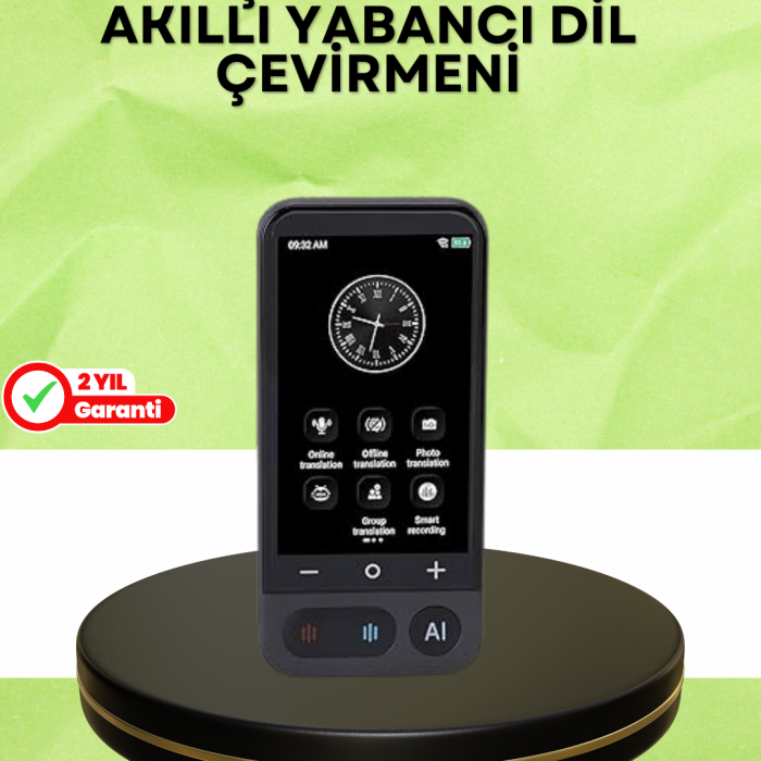 KESGİN MARKET ® 4.0 İnç Dokunmatik Ekranlı Akıllı Çeviri Cihazı