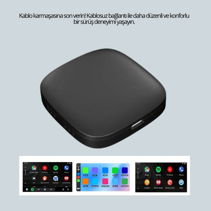 KESGİN MARKET ® Çift Bant WiFi Android Auto Kablosuz Bağlantı Cihazı
