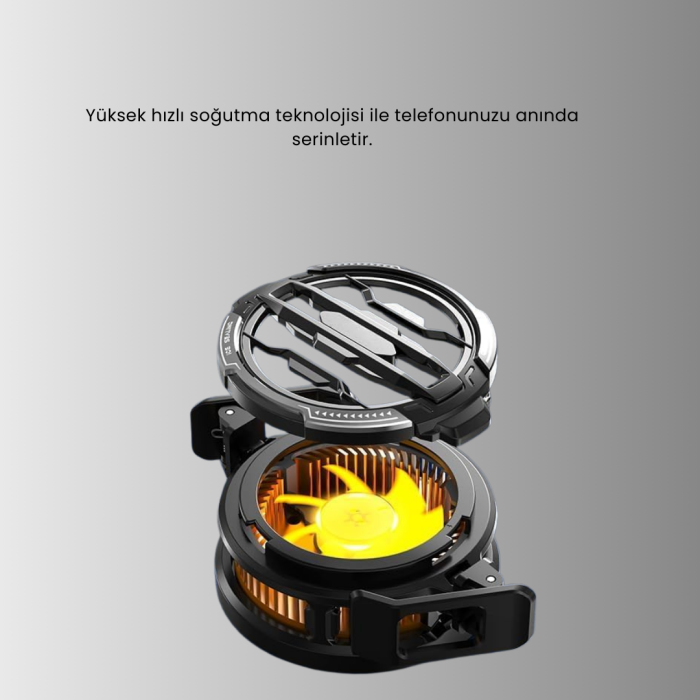 KESGİN MARKET ® 15W Güçlü Yarı İletken Telefon Soğutucu Fan