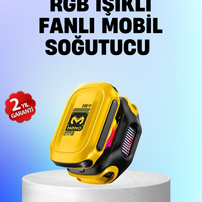 KESGİN MARKET ® Yarı İletken Çipli RGB Işıklı Telefon Soğutucu