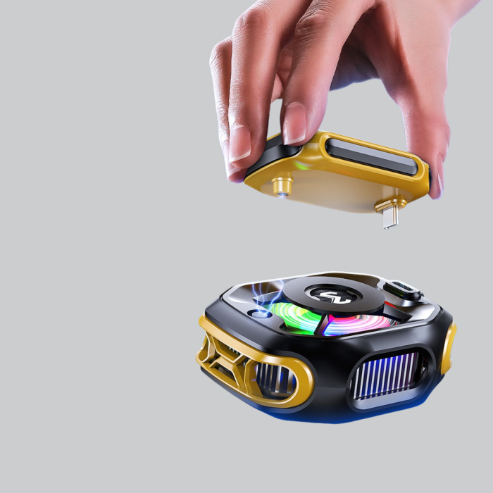 KESGİN MARKET ® Yarı İletken Çipli RGB Işıklı Telefon Soğutucu