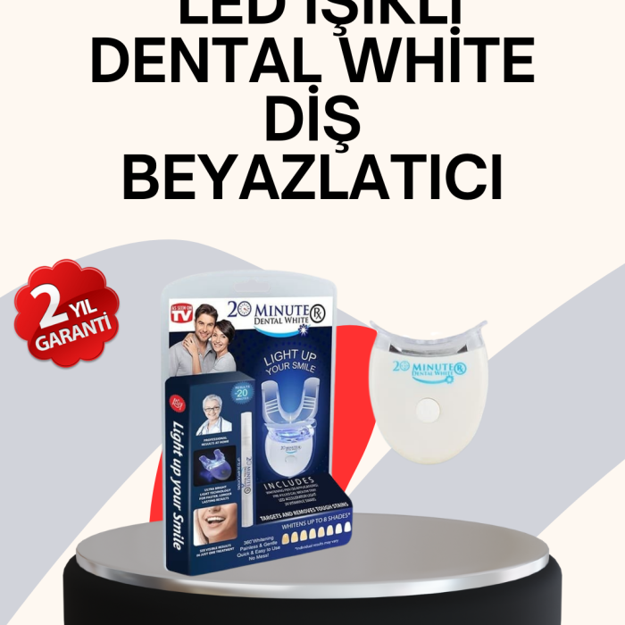 KESGİN MARKET ® Beyazlatma Kalemli LED Diş Parlatma Seti