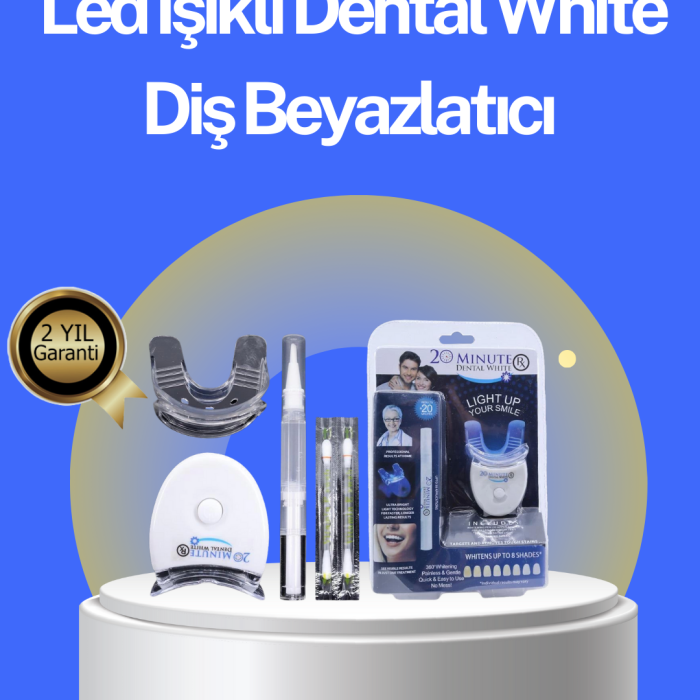 KESGİN MARKET ® Evde Kullanıma Uygun LED Teknolojili Diş Beyazlatma Kiti
