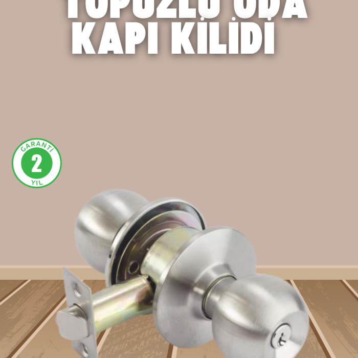 KESGİN MARKET ® İç ve Dış Mekan Uyumlu Giriş Tipi Topuzlu Kilit