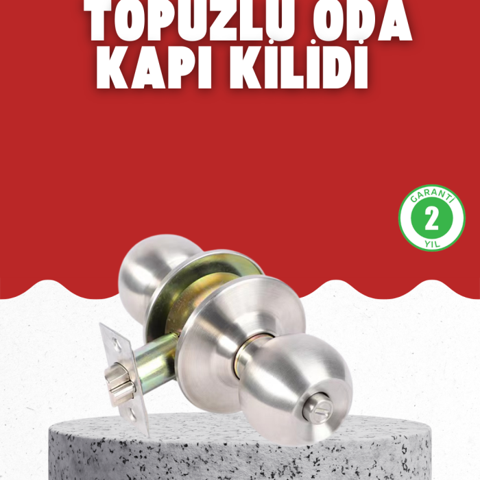 KESGİN MARKET ® Estetik Güvenli Topuzlu Kapı Kilidi
