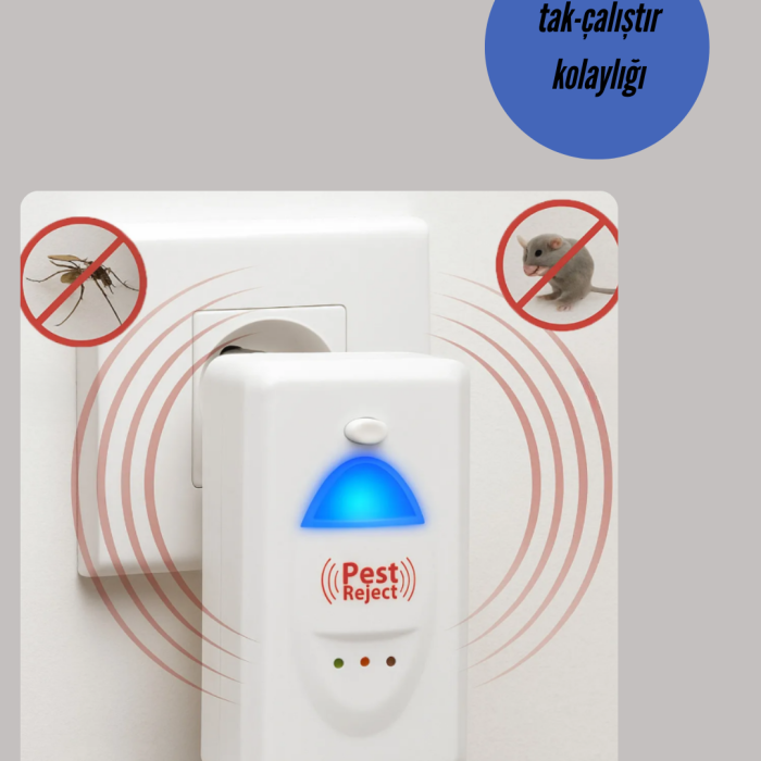 KESGİN MARKET ® Elektrikli Böcek ve Fare Kovucu Prizden Çalışan