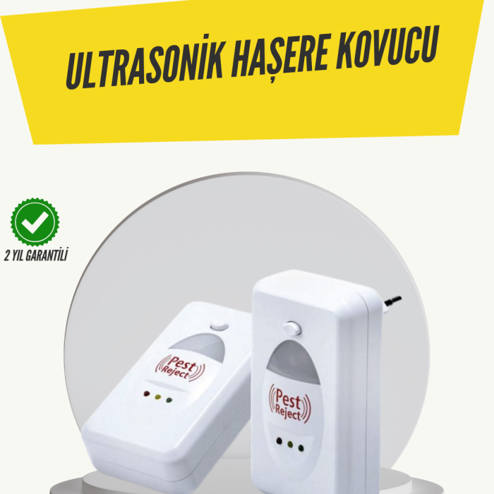 KESGİN MARKET ® Ultrasonik Haşere Kovucu Cihaz 150 m2 Etki Alanı