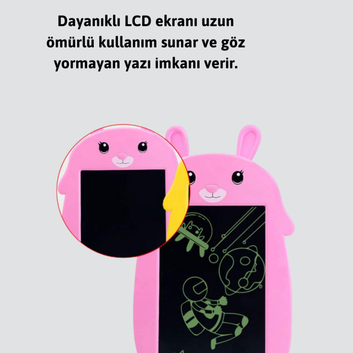 KESGİN MARKET ® Yaratıcı Çocuklar İçin LCD Yazı Tableti | Esnek Ekran ve Uzun Ömürlü Pil