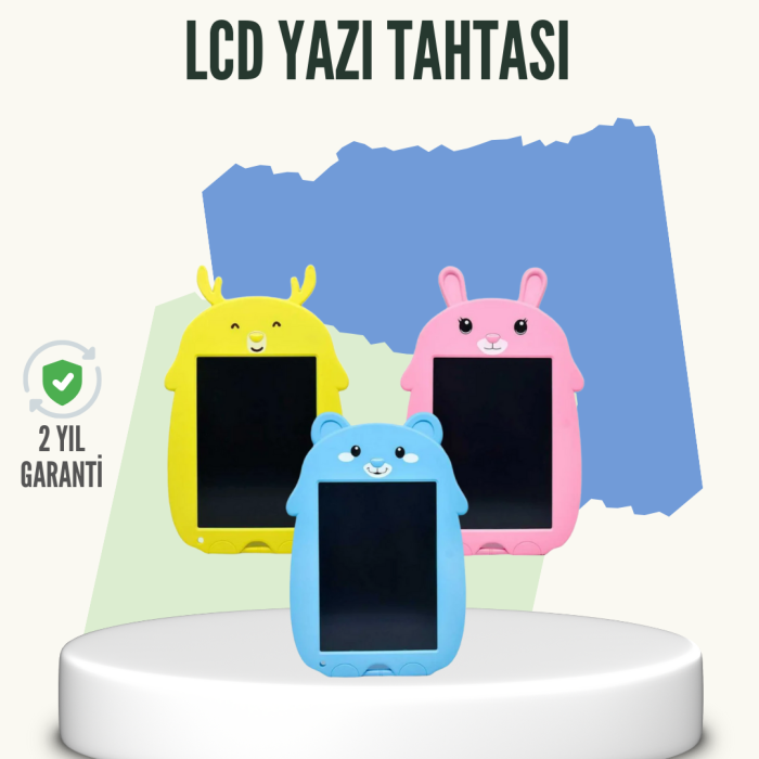 KESGİN MARKET ® Çocuklar İçin LCD Yazı Tableti | Kilitli ve Göz Yormayan Ekran