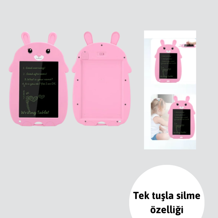 KESGİN MARKET ® Çocuklar İçin LCD Yazı Tableti | Kilitli ve Göz Yormayan Ekran