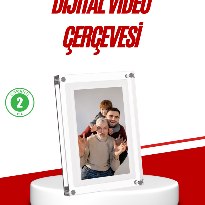 KESGİN MARKET ® Şık ve Dekoratif 7 İnç Dijital Fotoğraf Çerçevesi – Anılarınızı Sergileyin