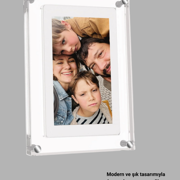 KESGİN MARKET ® Ses Kontrol Tuşlu 7 İnç Dijital Fotoğraf Çerçevesi – Kolay ve Pratik Kullanım