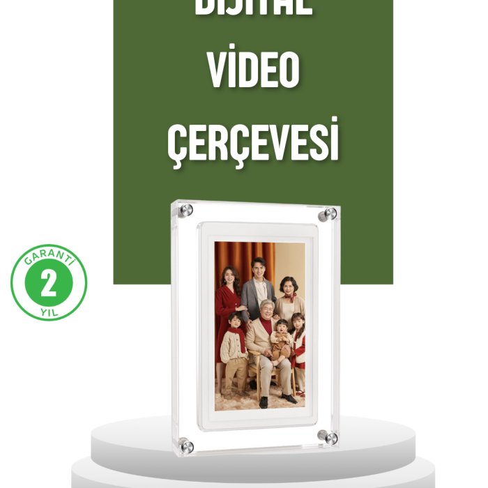 KESGİN MARKET ® 4GB Hafızalı 7 İnç Dijital Fotoğraf Çerçevesi – Yüzlerce Anınızı Saklayın