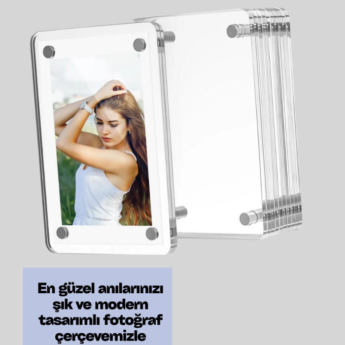 KESGİN MARKET ® 1024x600 Çözünürlüklü 7 İnç Dijital Görüntü Çerçevesi – Canlı ve Net Ekran