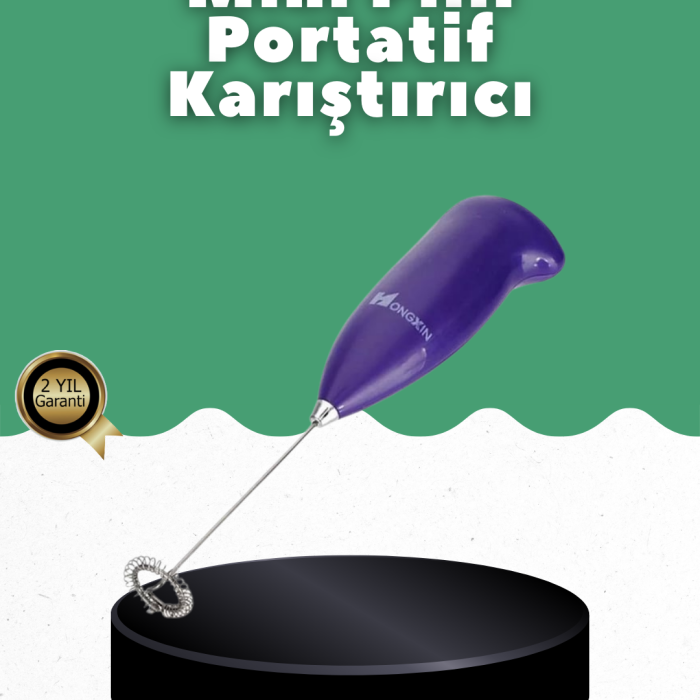 KESGİN MARKET ® El Tipi Pratik Mikser – Kahve, Süt, Bebek Maması ve Yumurta Çırpıcı