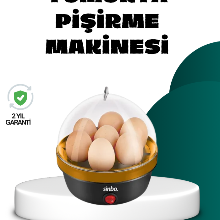 KESGİN MARKET ® Elektrikli Yumurta Pişirme Makinesi 7 Yumurta Kapasiteli