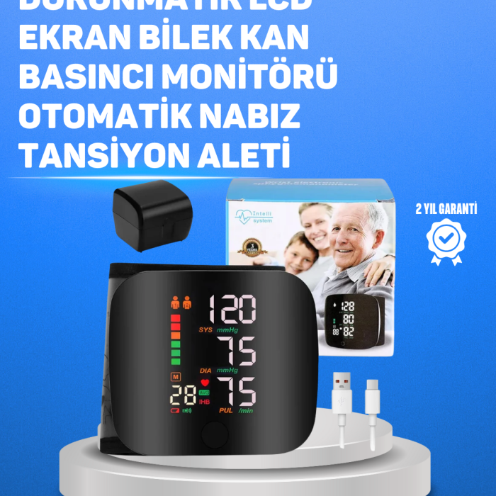 KESGİN MARKET ® Bilek Tipi Dijital Tansiyon Ölçüm Cihazı