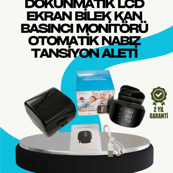 KESGİN MARKET ® Aritmi Tespitli Bilekten Tansiyon Aleti