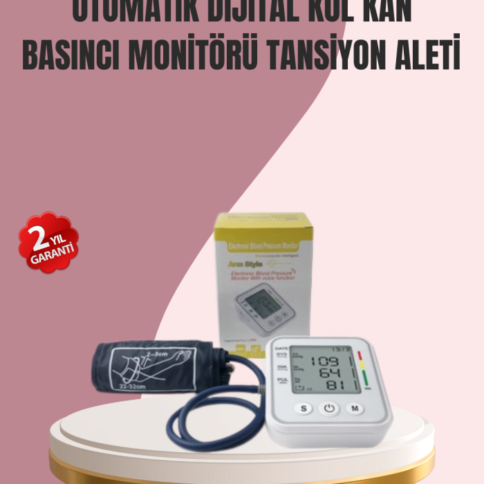 KESGİN MARKET ® Yüksek Hassasiyetli Dijital Tansiyon Ölçer