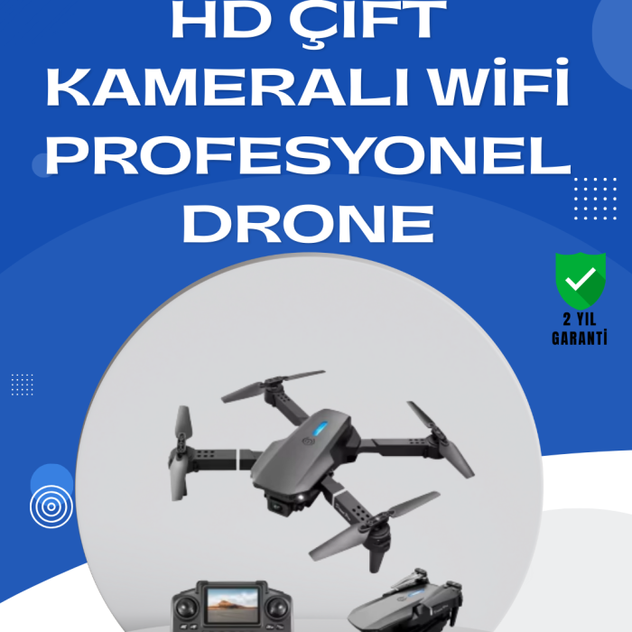 KESGİN MARKET ® Uzaktan Kumandalı Katlanabilir Drone Yörünge Uçuşu ve Eve Dönüş Özellikli